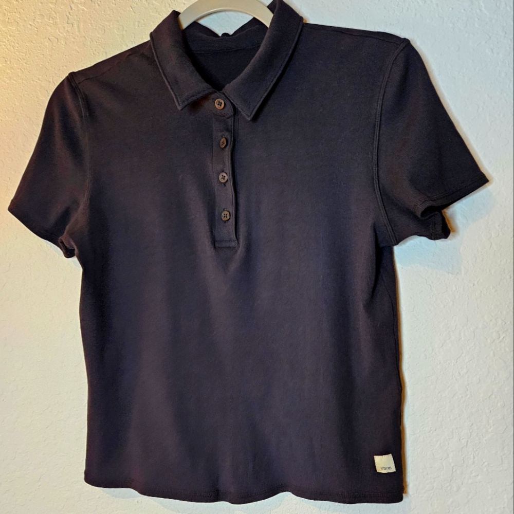 Vuori Black Polo Shirt